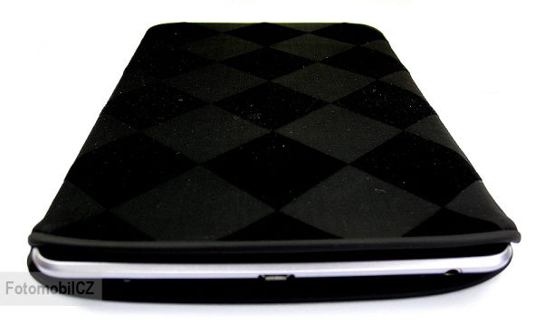 Puro pouzdro Rhomby Nabuk pro Google Nexus 7 , černá