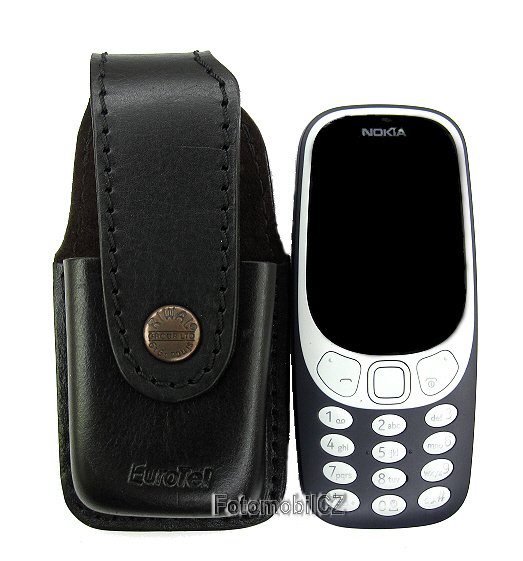 Luxusní kožené pouzdro s klipem pro Nokia 3310 2017