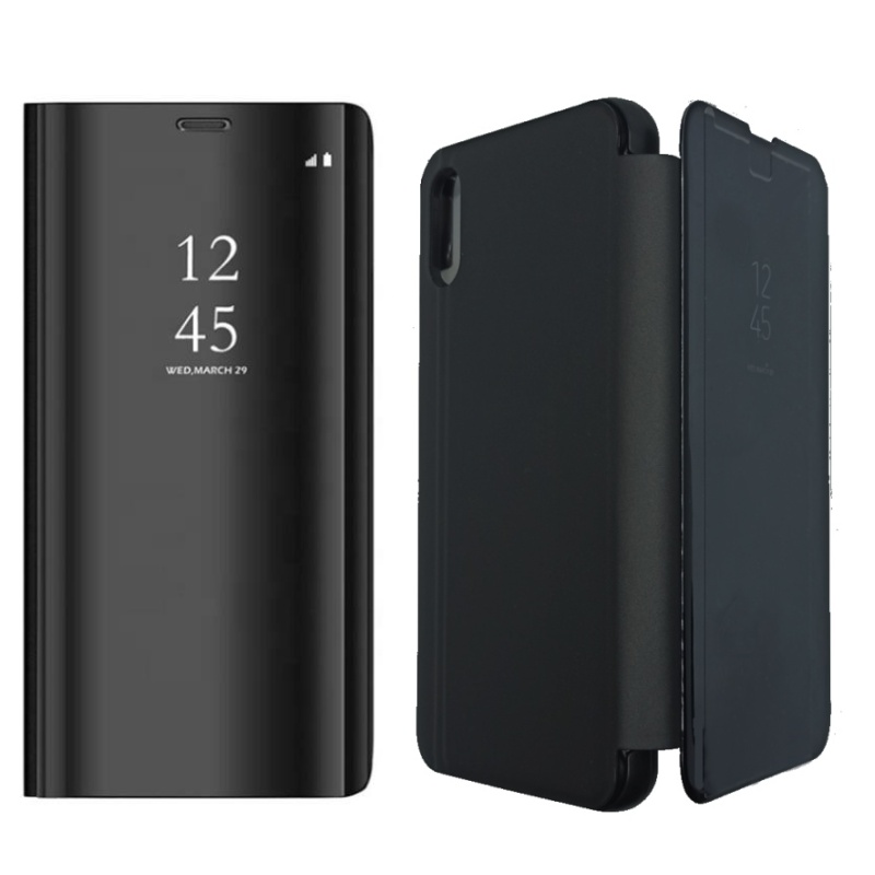 Pouzdro Smart Clear View flipové Xiaomi Redmi 9 AT černé