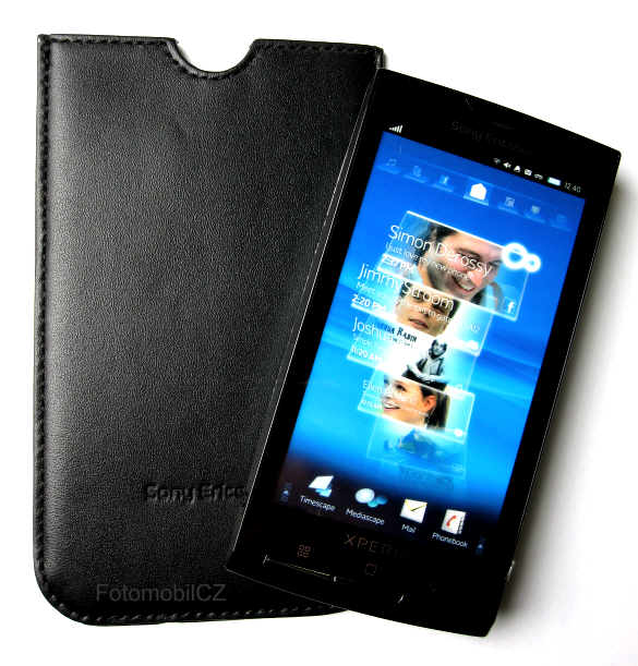 SonyEricsson X10 Original pouzdro CA800 Black (Bulk)