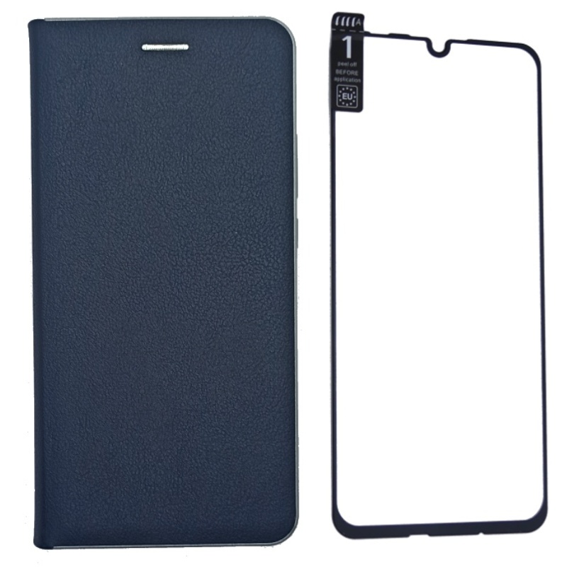 Knížkové pouzdro Smart Venus pro Huawei P Smart 2019 modré + ochranné sklo