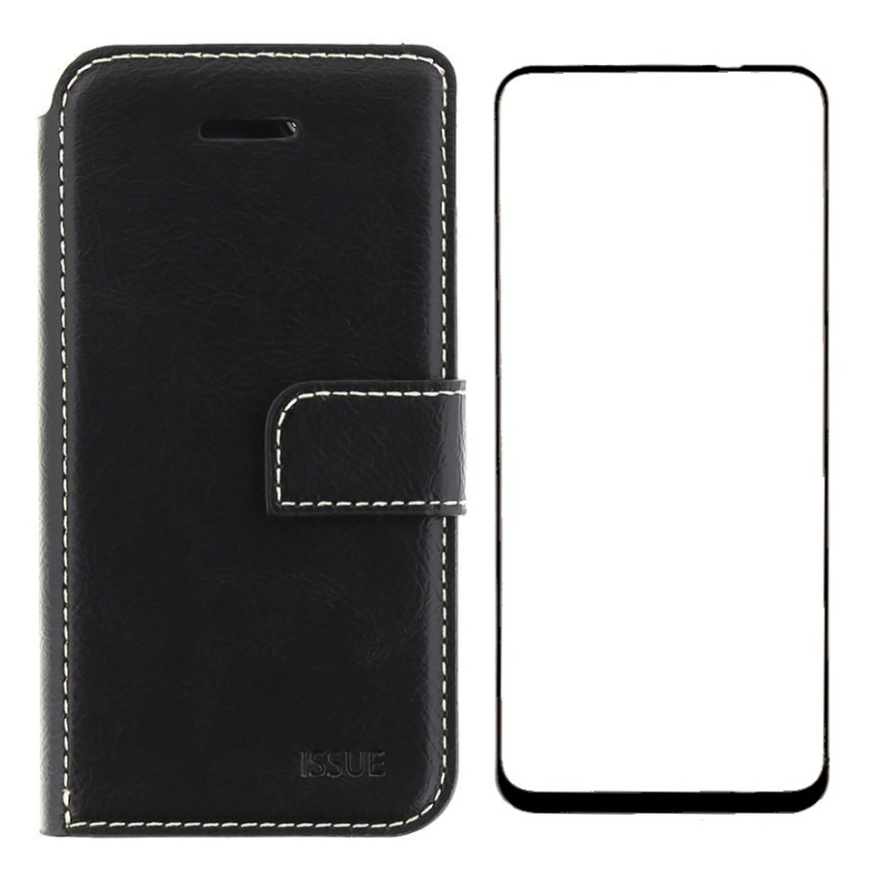 Molan Cano Issue knížkové pouzdro pro OnePlus Nord N10 Black + ochranné sklo