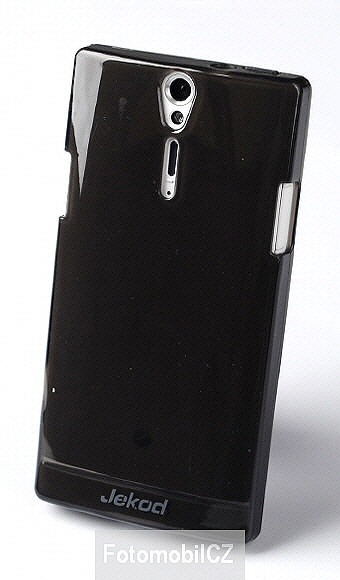 Silikonové ochranné pouzdro JEKOD TPU + fólie  Black pro SonyEricsson Xperia S