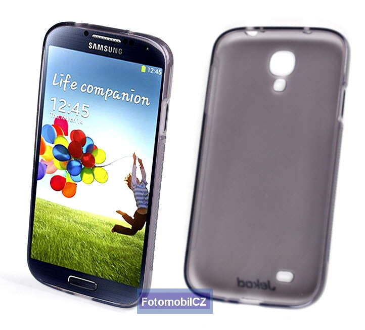 Silikonové pouzdro kryt JEKOD TPU + fólie Black pro Samsung i9505 Galaxy S4
