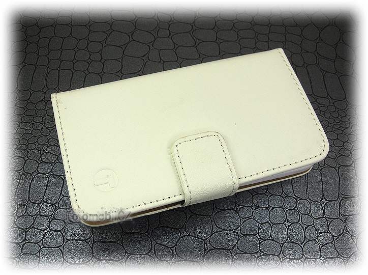 Knížkové bílé pouzdro Samsung G800 galaxy S5 mini