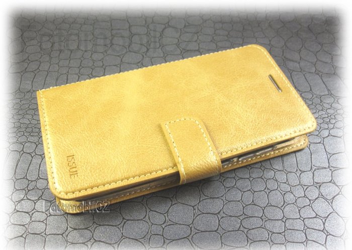 Molan Cano Issue knížkové pouzdro pro Nokia 5.1 GOLD zlatá barva