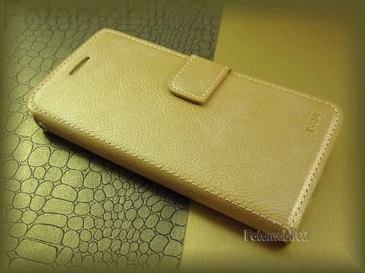 Molan Cano Issue knížkové pouzdro pro Huawei P20 Lite GOLD zlatá barva