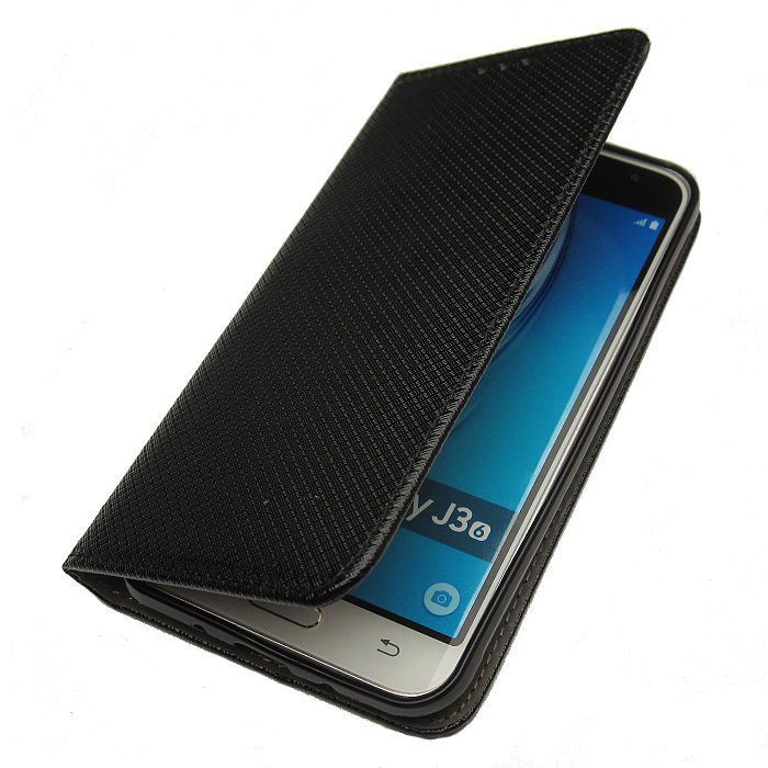 Knížkové stojánkové pouzdro SMARTCASE pro Samsung J320F Galaxy J3 2016 + ochranné sklo na displej