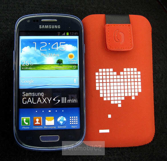 Pouzdro s vysunováním pro Samsung i8190 Galaxy S III mini