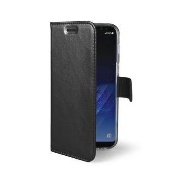 Ultra tenké pouzdro typu kniha CELLY Air pro Samsung G950F Galaxy S8, černé