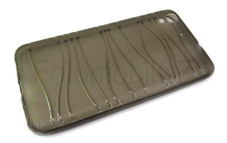 Silkonové pouzdro vlnky černé pro Huawei Y6