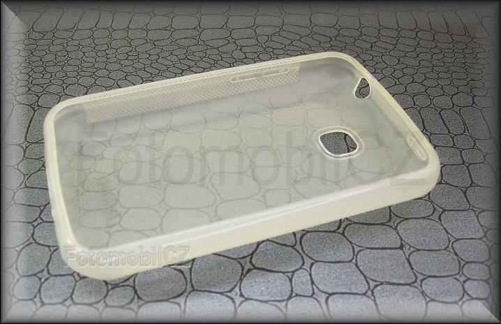 Silikonové pouzdro kryt JEKOD TPU + fólie White pro LG E430 Optimus L3 II
