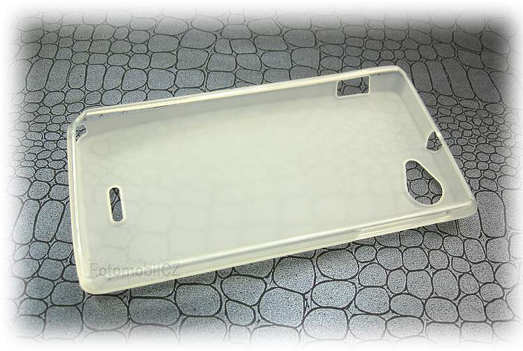 Silikonové pouzdro kryt TPU transparentní pro Sony Xperia J ST26i