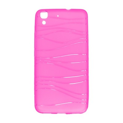 Silkonové pouzdro Waves růžové pro Huawei Y6