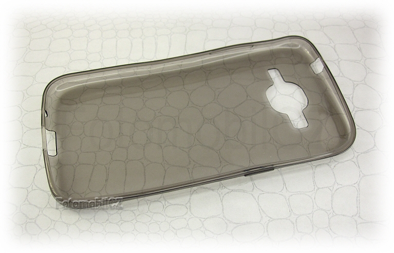 Průhledné šedé tenké silikonové pouzdro pro Samsung G360, G361 Galaxy Core Prime