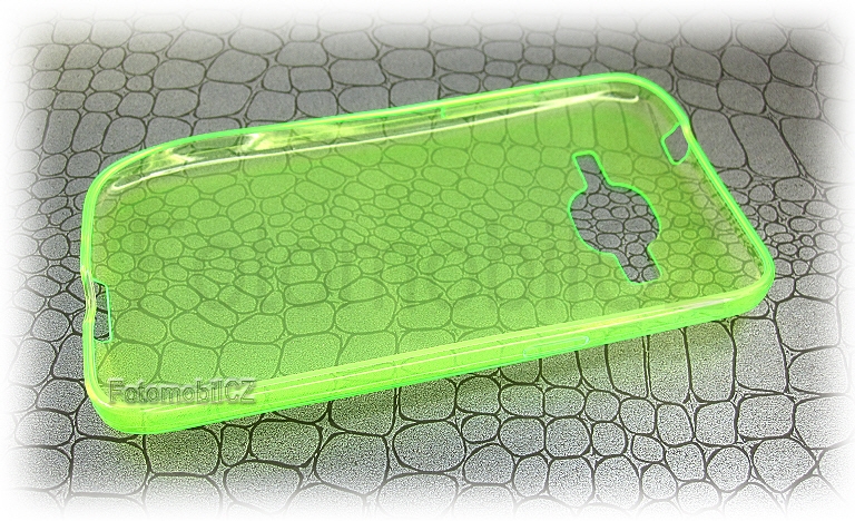 Průhledné zelené silikonové pouzdro pro Samsung G360, G361 Galaxy Core Prime