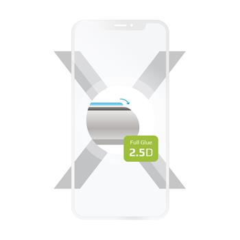 2,5 D ochranné tvrzené sklo FIXED Full-Cover pro Xiaomi Redmi 6, lepení přes celý displej, bílé, 0.33 mm