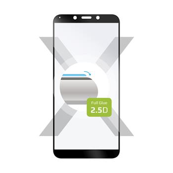 2,5 D ochranné tvrzené sklo FIXED Full-Cover pro  Xiaomi Redmi 6, přes celý displej, černé, 0.33 mm