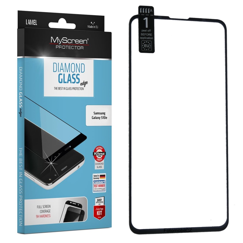 Ochranné sklo displeje MyScreen Diamond Glass FullCover černé pro Samsung Galaxy S10e