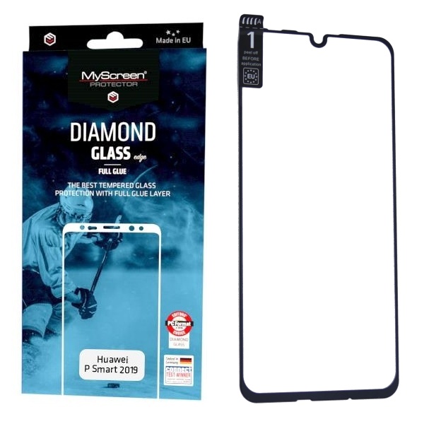 Ochranné sklo displeje MyScreen Diamond Glass FullGlue černé pro Huawei P Smart 2019 / 2020