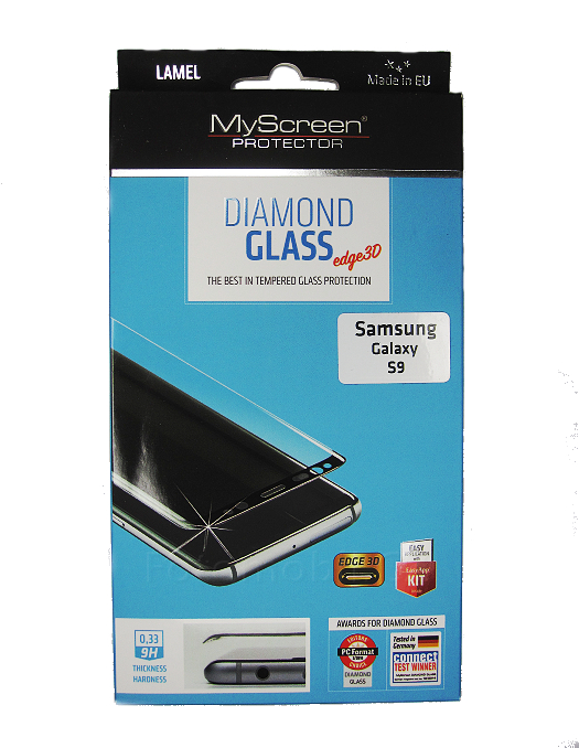 Ochranné sklo displeje MyScreen Diamond Glass 3D Full Screen pro Samsung Galaxy S9 černá