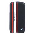 BMFLS4SN BMW Motorsport Flip Leather Case for Samsung S4 i9505 Navy + fólie na displej