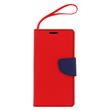 Fancy Diary Book Pouzdro Red/Navy pro Samsung J500 Galaxy J5