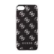 GUHCP74GGSI Guess 4G 2017 Soft Pouzdro Black/Silver Metal pro iPhone 7 / 8 / SE 2020 / SE 2022