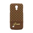 GUHCS4MPEC Guess Gianina Zadní Kryt Cognac pro Samsung i9195 Galaxy S4 mini