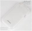 Silikonové pouzdro kryt JEKOD TPU + fólie White pro HTC Desire X