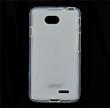 Silikonové pouzdro kryt JEKOD TPU + fólie White pro LG D320 L70