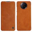 Nillkin Qin knížkové pouzdro pro Xiaomi Redmi Note 9T 5G Brown