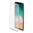 Ochranné tvrzené sklo CELLY 3D Glass pro iPhone X/XS, bílé (sklo do hran displeje, anti blue-ray)