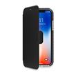 Extra odolné pouzdro typu kniha CELLY Hexawally pro Apple iPhone X / XS, černé