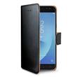Pouzdro typu kniha CELLY Wally pro Samsung J730F Galaxy J7 2017, černé