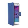Pouzdro typu kniha CELLY Wally pro Samsung Galaxy S6, PU kůže, modré