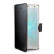 Pouzdro typu kniha CELLY Wally pro Sony Xperia XZ2, černé