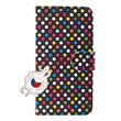 Pouzdro typu kniha FIXED FIT pro Samsung Galaxy A7 2018, motiv Rainbow Dots