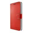 Pouzdro typu kniha FIXED FIT pro Samsung J320 Galaxy J3 2016, červené + ochranné sklo na displej