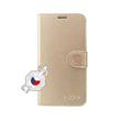 Pouzdro typu kniha FIXED FIT Shine pro Huawei P Smart 2019, zlaté + sklo na displej