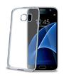 TPU silikonové pouzdro CELLY Laser - lemování s kovovým efektem Samsung Galaxy S7, stříbrné
