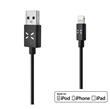 Certifikovaný USB datový kabel FIXED s konektorem Lightning, MFI licence, 1m, černý