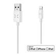 Certifikovaný USB datový kabel FIXED s konektorem Lightning, MFI licence, 1m, bílý