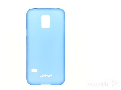 Pouzdro JEKOD PP ultratenký 0,3 mm kryt Blue pro Samsung G800 Galaxy S5 mini