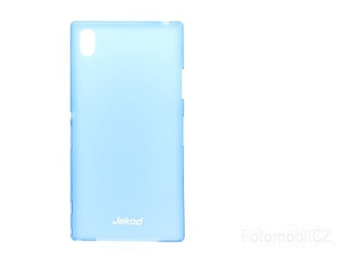 Pouzdro JEKOD PP ultratenký 0,3 mm kryt Blue + fólie pro Samsung N910F Galaxy Note 4