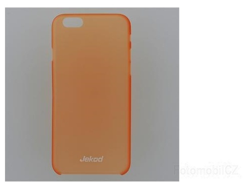 Pouzdro JEKOD PP ultratenký 0,3 mm kryt Orange + fólie pro iPhone 6 4.7