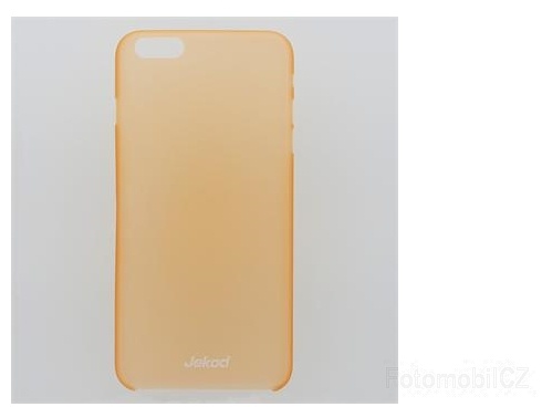 Pouzdro JEKOD PP ultratenký 0,3 mm kryt Orange + fólie pro iPhone 6 Plus 5.5