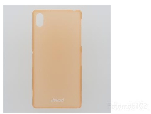 Pouzdro JEKOD PP ultratenký 0,3 mm kryt Orange pro Sony D6503 Xperia Z2