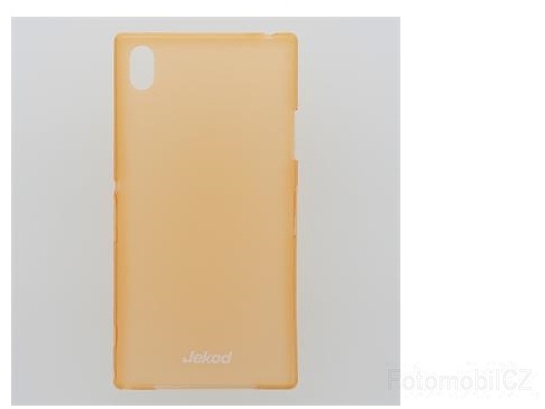 Pouzdro JEKOD PP ultratenký 0,3 mm kryt Orange pro Sony D6603 Xperia Z3