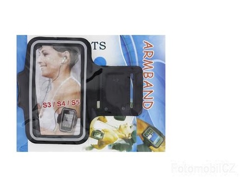 Kisswill ArmBand Pouzdro na Ruku 4 - 5 Black